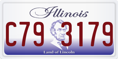 IL license plate C793179