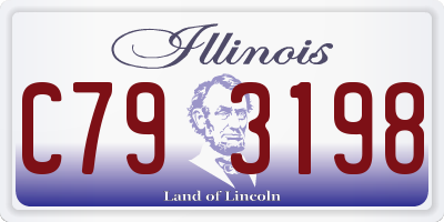 IL license plate C793198