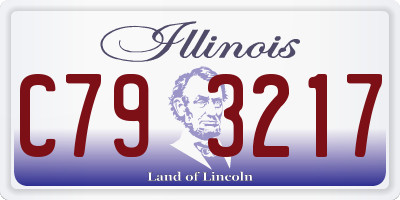 IL license plate C793217