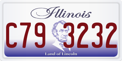 IL license plate C793232