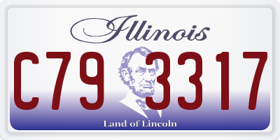 IL license plate C793317