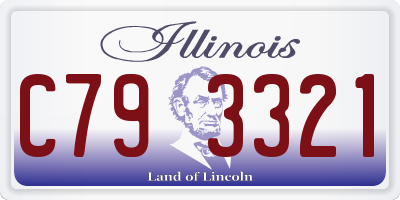 IL license plate C793321