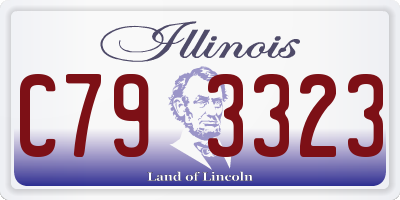 IL license plate C793323