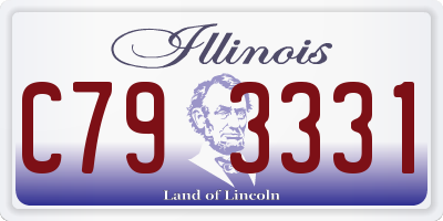 IL license plate C793331