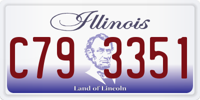 IL license plate C793351