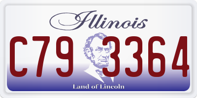IL license plate C793364