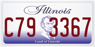 IL license plate C793367