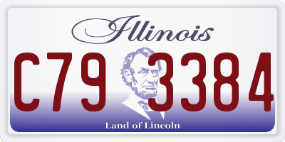 IL license plate C793384