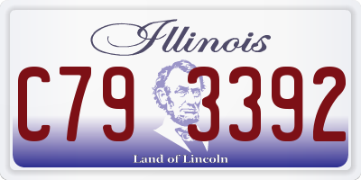 IL license plate C793392