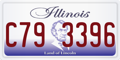 IL license plate C793396