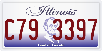 IL license plate C793397