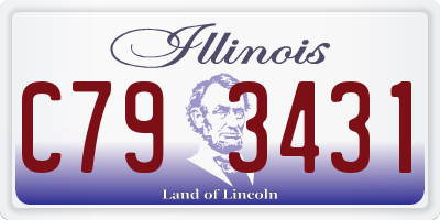 IL license plate C793431