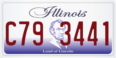 IL license plate C793441