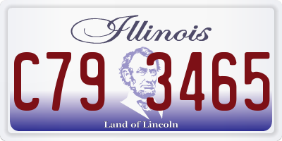 IL license plate C793465