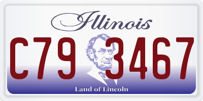IL license plate C793467