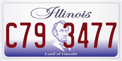IL license plate C793477