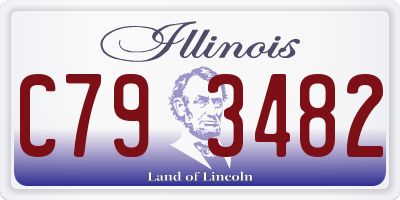 IL license plate C793482