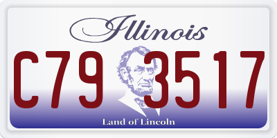 IL license plate C793517