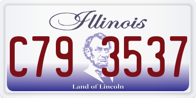 IL license plate C793537
