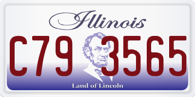 IL license plate C793565