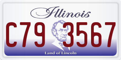 IL license plate C793567
