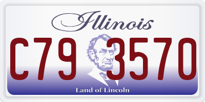 IL license plate C793570