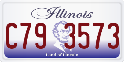 IL license plate C793573