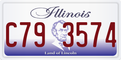 IL license plate C793574