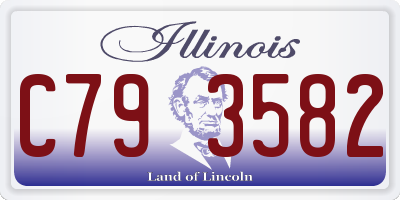 IL license plate C793582