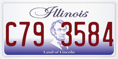IL license plate C793584