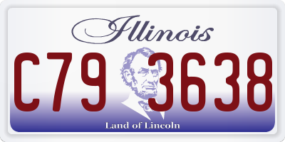 IL license plate C793638