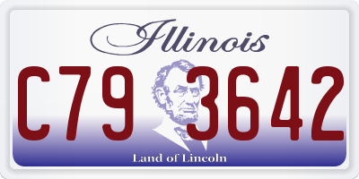 IL license plate C793642