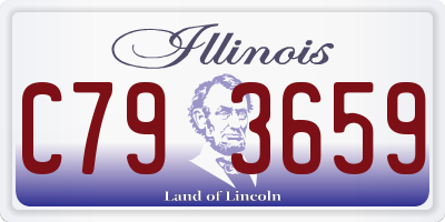 IL license plate C793659