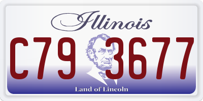 IL license plate C793677