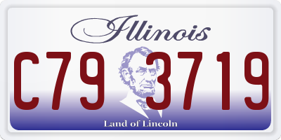 IL license plate C793719