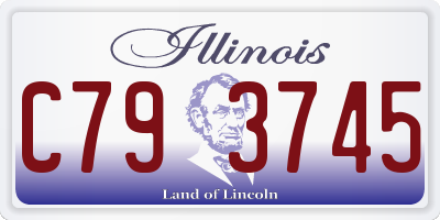 IL license plate C793745