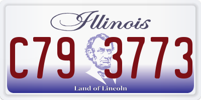 IL license plate C793773