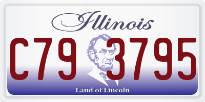 IL license plate C793795