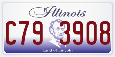 IL license plate C793908