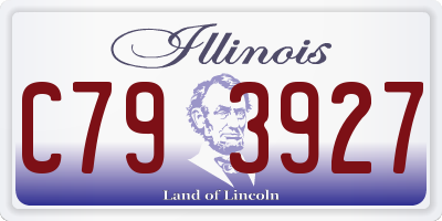 IL license plate C793927