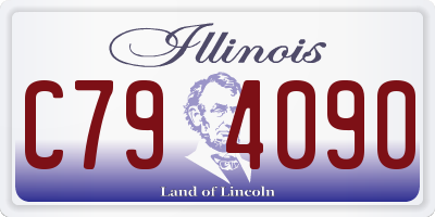 IL license plate C794090