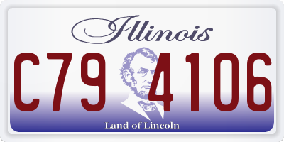 IL license plate C794106