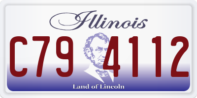 IL license plate C794112