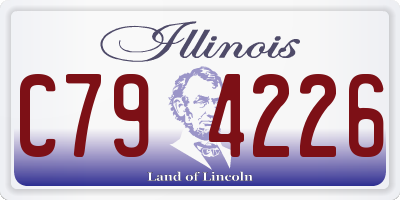 IL license plate C794226