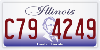 IL license plate C794249