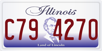 IL license plate C794270