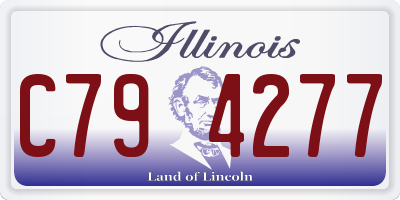 IL license plate C794277
