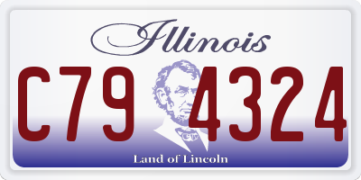 IL license plate C794324