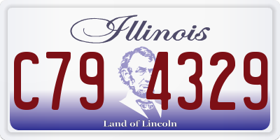 IL license plate C794329