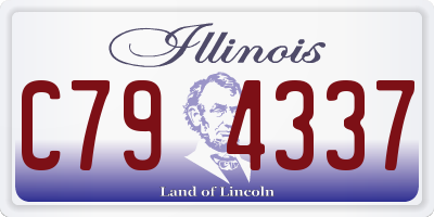 IL license plate C794337